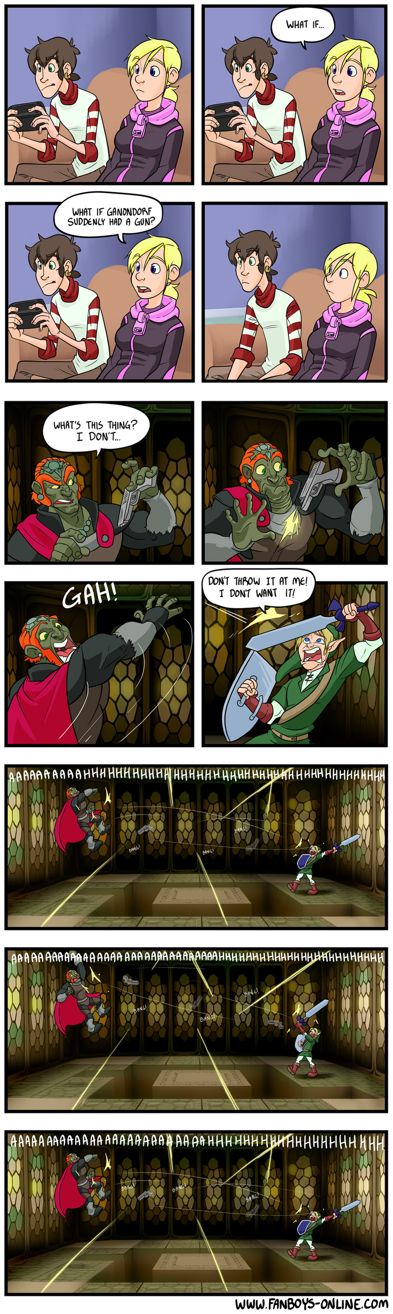 Illustration for article titled 10/6/2014: What If There Were Guns In Zelda?